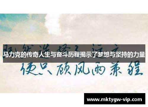 马力克的传奇人生与奋斗历程揭示了梦想与坚持的力量